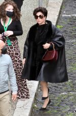 LADY GAGA on the Set of House of Gucci in Rome 04/16/2021