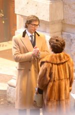 LADY GAGA on the Set of House of Gucci in Rome 04/16/2021