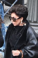 LADY GAGA on the Set of House of Gucci in Rome 04/16/2021
