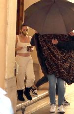 LADY GAGA on the Set of House of Gucci in Rome 04/22/2021