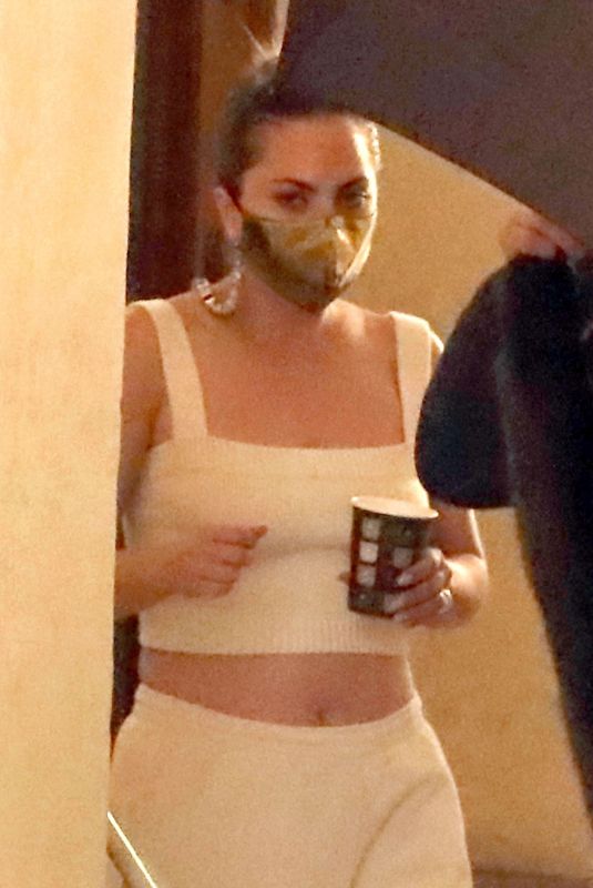 LADY GAGA on the Set of House of Gucci in Rome 04/22/2021