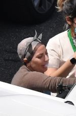 LADY GAGA on the Set of House of Gucci in Rome 04/23/2021