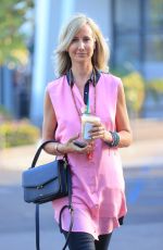 LADY VICTORIA HERVEY Out for Iced Coffee in West Hollywood 04/11/2021
