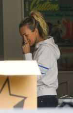 LAETICIA HALLYDAY Cleaning Out Her Garage in Brentwood 04/22/2021