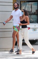 LAIS RIBEIRO and Joakim Noah Out in Miami 04/19/2021