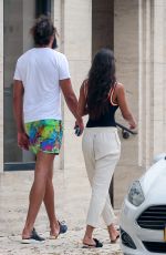 LAIS RIBEIRO and Joakim Noah Out in Miami 04/19/2021