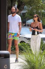 LAIS RIBEIRO and Joakim Noah Out in Miami 04/19/2021