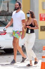 LAIS RIBEIRO and Joakim Noah Out in Miami 04/19/2021