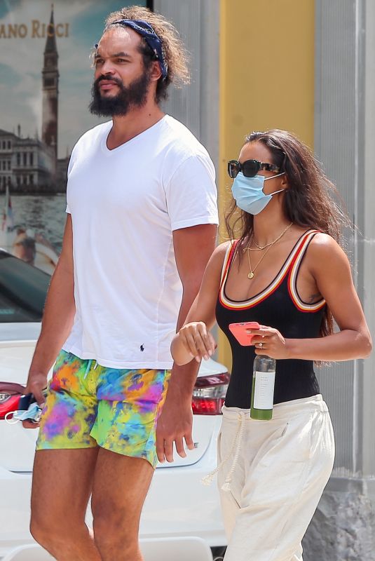 LAIS RIBEIRO and Joakim Noah Out in Miami 04/19/2021