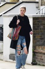 LARA STONE Out and About in London 04/04/2021