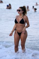 LARSA PIPPEN in Bikini at a Beach in Miami 04/25/2021