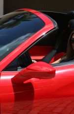 LARSA PIPPEN Out Driving Her New $320k Ferrari 04/02/2021