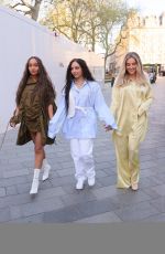 LEIGH-ANNE PINNOCK, PERRIE EDWARDS and JADE THIRLWALL Arrives at Capital Radio in London 04/29/2021