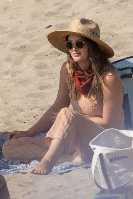 LEIGHTON MEESTER at a Beach in Malibu 04/17/2021