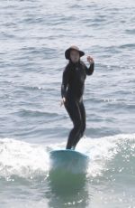 LEIGHTON MEESTER in Wetsuit Surfing in Malibu 04/14/2021