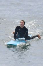 LEIGHTON MEESTER in Wetsuit Surfing in Malibu 04/24/2021