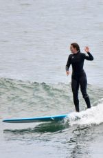 LEIGHTON MEESTER in Wetsuit Surfing in Malibu 04/24/2021