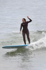LEIGHTON MEESTER in Wetsuit Surfing in Malibu 04/24/2021