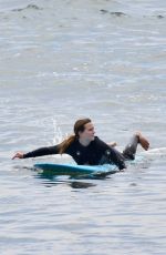 LEIGHTON MEESTER in Wetsuit Surfing in Malibu 04/24/2021