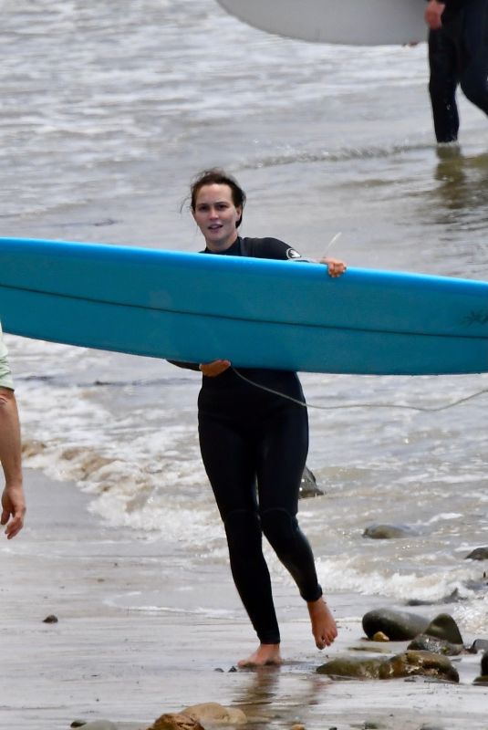 LEIGHTON MEESTER in Wetsuit Surfing in Malibu 04/24/2021