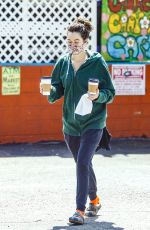 LENA HEADEY at Lauren Canyon Cafe in Los Angeles 04/06/2021