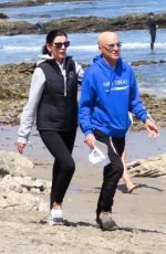 LIBERTY ROSS and Jimmy Lovine Out at a Beach in Malibu 04/25/2021