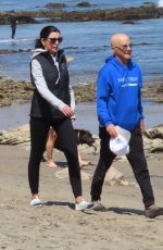 LIBERTY ROSS and Jimmy Lovine Out at a Beach in Malibu 04/25/2021