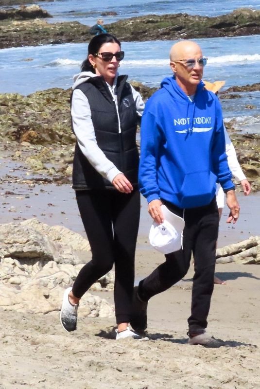 LIBERTY ROSS and Jimmy Lovine Out at a Beach in Malibu 04/25/2021