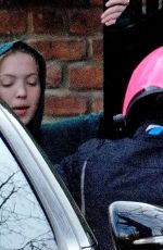LILA GRACE MOSS Getting Takeaway Meal in London 04/19/2021