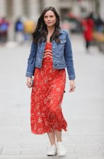 LILAH PARSONS Arrives at Heart Radio Studios in London 04/16/2021