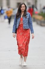 LILAH PARSONS Arrives at Heart Radio Studios in London 04/16/2021