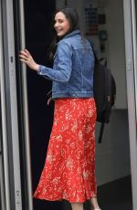 LILAH PARSONS Arrives at Heart Radio Studios in London 04/16/2021