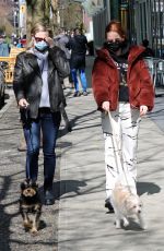 LILI REINHART and MADELAINE PETSCH Out with Their Dogs in Vancouver 04/13/2021