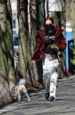 LILI REINHART and MADELAINE PETSCH Out with Their Dogs in Vancouver 04/13/2021