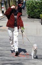 LILI REINHART and MADELAINE PETSCH Out with Their Dogs in Vancouver 04/13/2021