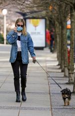 LILI REINHART Out with Her Dog in Vancouver 04/06/2021