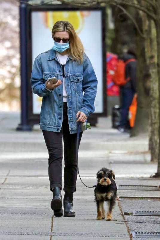 LILI REINHART Out with Her Dog in Vancouver 04/06/2021