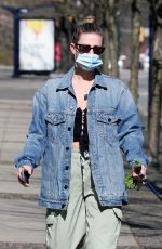 LILI REINHART Out with Her Dog in Vancouver 04/16/2021