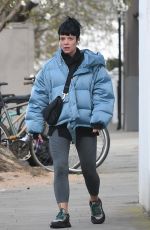 LILY ALLEN Leaves a Nail Salon in London 04/12/2021
