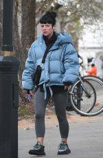 LILY ALLEN Leaves a Nail Salon in London 04/12/2021
