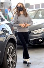 LILY COLLINS at a Gas Station in West Hollywood 04/05/2021