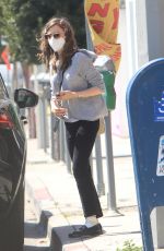 LILY COLLINS Leaves a Drycleaner in West Hollywood 03/31/2021