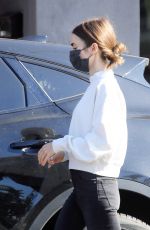 LILY COLLINS Out in Los Angeles 04/09/2021