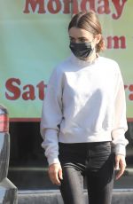 LILY COLLINS Out in Los Angeles 04/09/2021