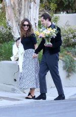 LILY JAMES And Michael Shuman Out in Los Angeles 03/27/2021