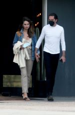 LILY JAMES and Michael Shuman Out in Palm Springs 03/29/2021