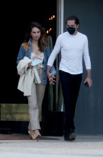 LILY JAMES and Michael Shuman Out in Palm Springs 03/29/2021
