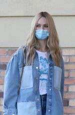 LILY JAMES Out and Aboout in Los Angeles 04/12/2021