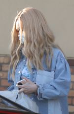 LILY JAMES Out and Aboout in Los Angeles 04/12/2021