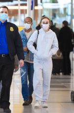 LILY-ROSE DEPP at JFK Airport in New York 04/26/2021